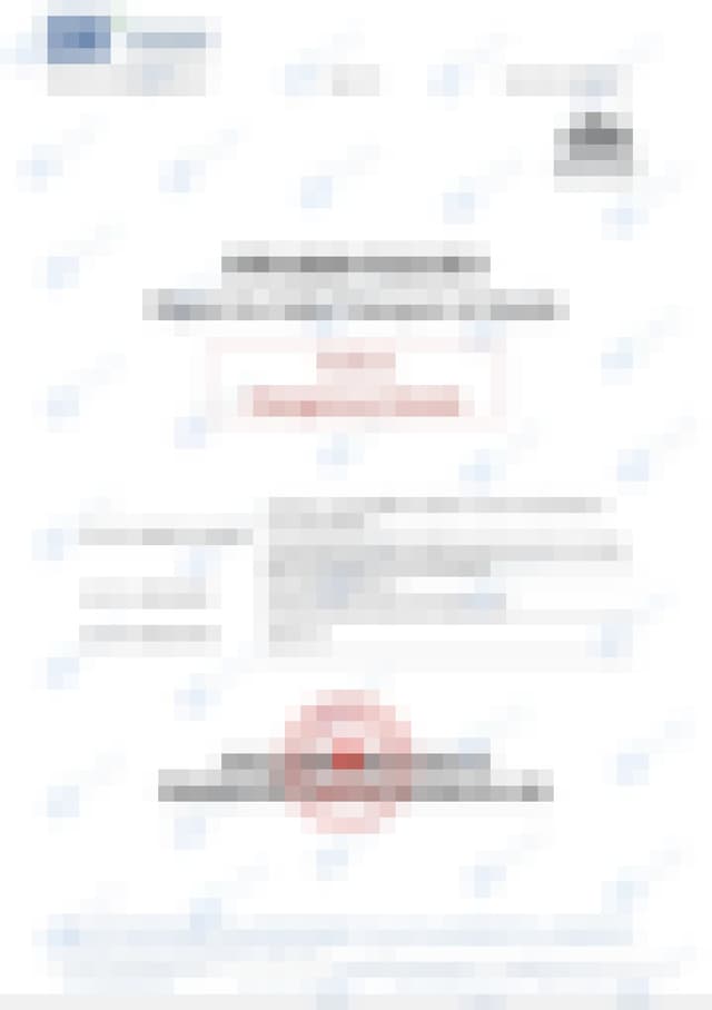 Dangerous Goods Package Certificate